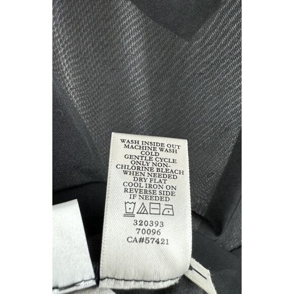 Ann Taylor Tunic Faux Leather Trim, Blue & Black, Sz: S, 55-16 - Picture 10 of 15